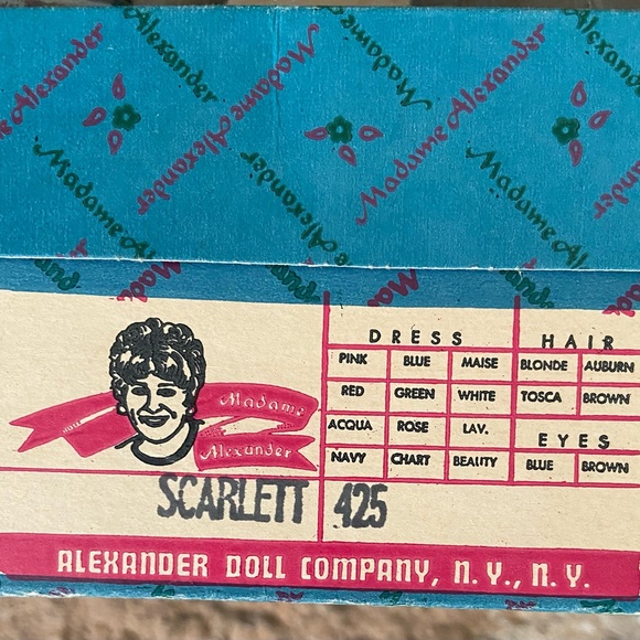 VINTAGE MADAME ALEXANDER SCARLETT - Picture 3 of 7